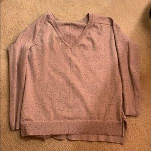 Pink specked sweater